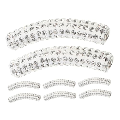 TOPPERFUN 8stücke Metall Schnallen Mit Strass Für Schnürsenkel Abnehmbare Schuh-charms Glitzernde Schnürsenkel-dekorationen Für Damen von TOPPERFUN