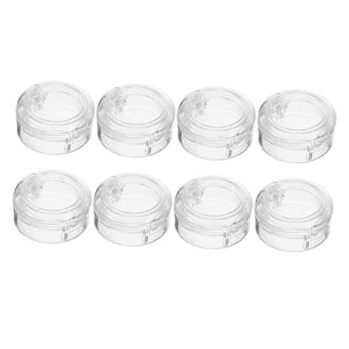 TOPPERFUN 8 Stück Teiliges Eyeshadow Aufbewahrungsbox Weiß Kompakter Make Up Organizer aus Langlebigem Material Vielseitig für Lidschatten Lippenstift für Zuhause und Reisen von TOPPERFUN