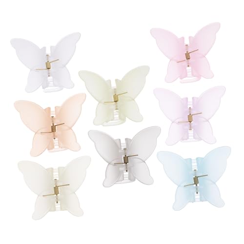 TOPPERFUN 8 Stück Teiliges Set Butterfly Haarklammern Rutschfeste Haarclips für Dickes Haar Modisches Haarschmuck Accessoire für Damen für Alltag und Besondere Anlässe TOPPERFUN 8 Stück Teiliges Set Butterfly Haarklammern Rutschfeste Haarclips für Dickes Haar Modisches Haarschmuck Accessoire für Damen für Alltag und Besondere Anlässe von TOPPERFUN