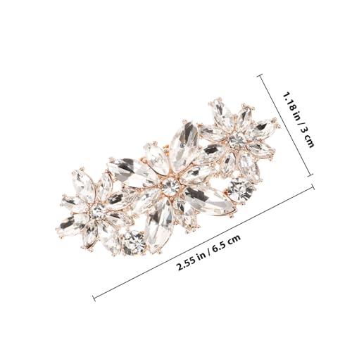 TOPPERFUN Abnehmbare Strass Schuhclips für Damen Dekorative Schuhschnallen mit Funkelnden Kristallen Vielseitige Braut Schuhaccessoires Passend für High Heels Sandalen Pumps und Stiefel von TOPPERFUN