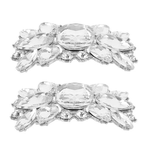 TOPPERFUN Abnehmbare Strass Schuhclips für Damen Funkelnde High Heels Dekoration Brautschuh Accessoires für Hochzeit Party und Ball Vielseitige Schuhschmuck Verzierungen von TOPPERFUN