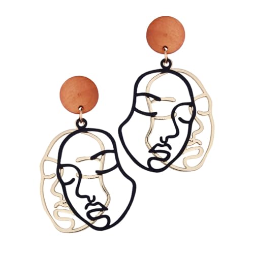 TOPPERFUN Abstrakte Schwarze Gesichtsohrringe Damen Ohrstecker Modisch Allergiefrei Premiumlegierung Chic Ohrschmuck für Freundin Mutter Valentinstag Weihnachten TOPPERFUN Abstrakte Schwarze Gesichtsohrringe Damen Ohrstecker Modisch Allergiefrei Premiumlegierung Chic Ohrschmuck für Freundin Mutter Valentinstag Weihnachten von TOPPERFUN