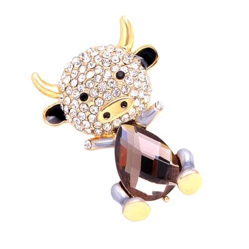 TOPPERFUN Alloy Breastpin Cute Brooch For Women Stylish Fashion Accessory For Everyday Wear Weddings Parties And More von TOPPERFUN