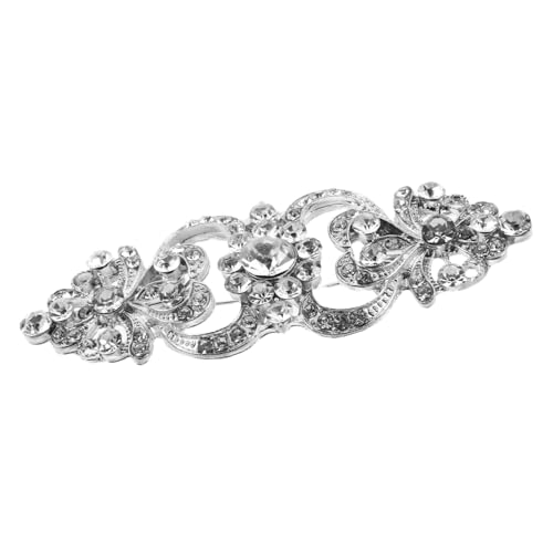 TOPPERFUN Alloy Brosche mit Kristallen und Perlen Dekorativer Anstecker für Schals Hüte und Kleider Accessoires für Formelle Anlässe und Alltag TOPPERFUN Alloy Brosche mit Kristallen und Perlen Dekorativer Anstecker für Schals Hüte und Kleider Accessoires für Formelle Anlässe und Alltag von TOPPERFUN