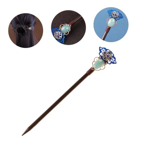 TOPPERFUN Antike Chinesische Holz Haarstäbchen mit Glasur Leichter Haarschmuck im Retro Stil für Frauen Eleganter Haarnadel Chignon Geeignet für Partys und Traditionelle Kostüme TOPPERFUN Antike Chinesische Holz Haarstäbchen mit Glasur Leichter Haarschmuck im Retro Stil für Frauen Eleganter Haarnadel Chignon Geeignet für Partys und Traditionelle Kostüme von TOPPERFUN
