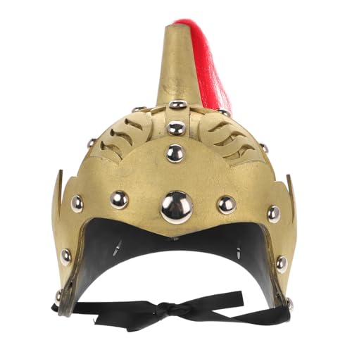 TOPPERFUN Antiker Römischer Helm Für Junge Mädchen Wikingerhelm Mit Komplizierten Details Mittelalterlicher Helm Für Cosplay Historischer Armeehelm Für Halloween Kriegerhelm Als Requisite von TOPPERFUN