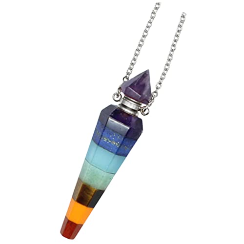 TOPPERFUN Aromatherapie Halskette Sechseckige Duftflasche mit Bunten Chakra Edelsteinen Perfektes Schmuckstück für Frauen und Mädchen für Alltag und Besondere Anlässe TOPPERFUN Aromatherapie Halskette Sechseckige Duftflasche mit Bunten Chakra Edelsteinen Perfektes Schmuckstück für Frauen und Mädchen für Alltag und Besondere Anlässe von TOPPERFUN
