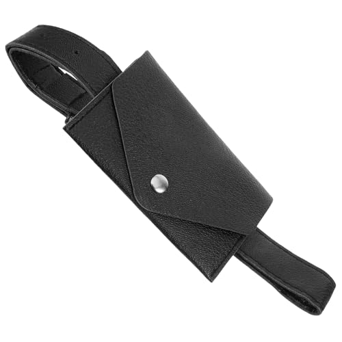 TOPPERFUN Bauchtasche Mädchen Kleine Hüfttasche Leicht Modisch Vielseitig Tragbar für Alltag Sport und Laufen Schwarzer Mini gürtelbeutel mit Schlichtem Design Praktische Mädchen von TOPPERFUN