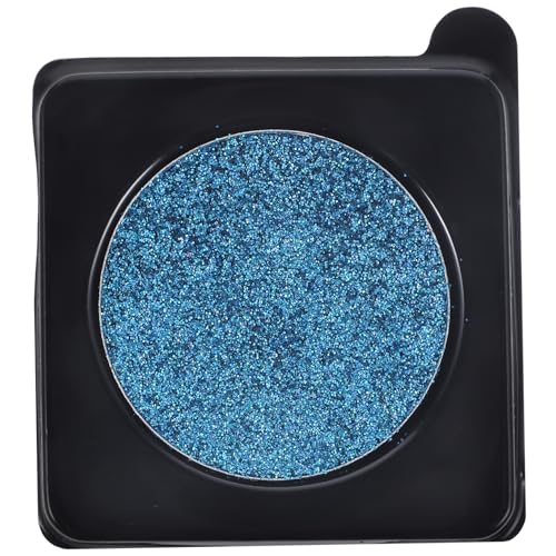 TOPPERFUN Blauer Schimmernder Lidschatten mit Glitzer Langanhaltendes nicht Verblassendes Augen make up für Frauen für Party Bühne Bar und Festliche Anlässe von TOPPERFUN