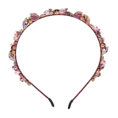 TOPPERFUN Bling Haarreif Barock Haarband mit Funkelnden für Festliche Partys Hochwertiger Haarschmuck für Damen Vielseitig Tragbar Elegant von TOPPERFUN