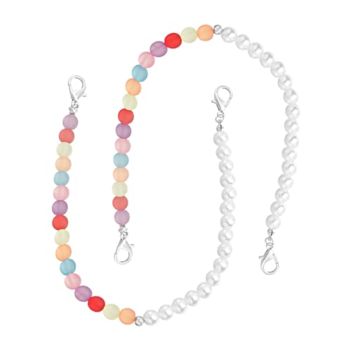 TOPPERFUN Boho Perlen Sneaker Schuhkette Damen Bunte DIY Dekorative Schuhanhänger Modische Schuhschmuck für Party Sport Reise Einfache Installation Vielseitiges Sneaker Zubehör von TOPPERFUN