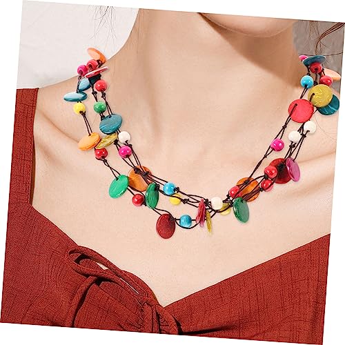 TOPPERFUN Boho Vintage Damen Halskette mit Rundem Kokosnuss Anhänger Modischer Perlen Schmuck Bohemia Stil Verarbeitung Vielseitig für Party Urlaub und Alltag Geeignet TOPPERFUN Boho Vintage Damen Halskette mit Rundem Kokosnuss Anhänger Modischer Perlen Schmuck Bohemia Stil Verarbeitung Vielseitig für Party Urlaub und Alltag Geeignet von TOPPERFUN