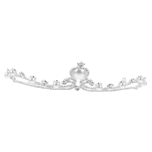TOPPERFUN Braut Tiara Haarreif mit Perlen und Funkelnden Strasssteinen Stabile Verarbeitung Silberfarbene Hochzeit Haarschmuck für Braut Geburtstag Fest und Fotoshooting TOPPERFUN Braut Tiara Haarreif mit Perlen und Funkelnden Strasssteinen Stabile Verarbeitung Silberfarbene Hochzeit Haarschmuck für Braut Geburtstag Fest und Fotoshooting von TOPPERFUN