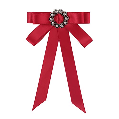 TOPPERFUN Strassbrosche Mit Glänzender Bowknot-form Hängebrosche Aus Legierung Und Kristallen Für Kleidung Und Schals Leicht Und Langlebig von TOPPERFUN
