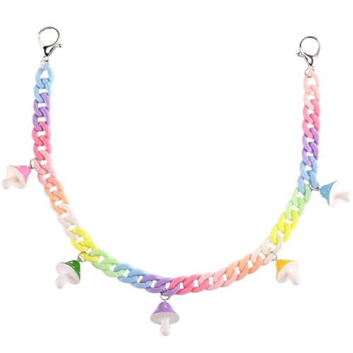 TOPPERFUN Gürtelkette Für Hosen Pilz-taschenkette Gothic-accessoires Geldbörsenkette Modisches Accessoire Für Teenager Mädchen Und Frauen von TOPPERFUN