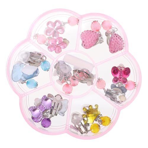 TOPPERFUN Cartoon Ohrringe für Entzückenden Clip Ohrclips Umweltfreundlichem Material Sicher Geruchsneutral für Jugendliche Einfach von TOPPERFUN