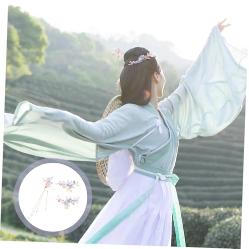 TOPPERFUN Chinesische Hanfu Haarnadeln Lange Quaste Haarschmuck Damen Retro Traditionell Elegante Haarspangen für Hochzeit Party Festliche Anlässe TOPPERFUN Chinesische Hanfu Haarnadeln Lange Quaste Haarschmuck Damen Retro Traditionell Elegante Haarspangen für Hochzeit Party Festliche Anlässe von TOPPERFUN