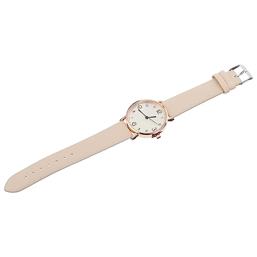 TOPPERFUN Damen Armbanduhr Lederarmband Mode Damenuhr Retro Design Uhr Für Alltag Und Feiern Verstellbar Als Für Freundin Und Tochter von TOPPERFUN