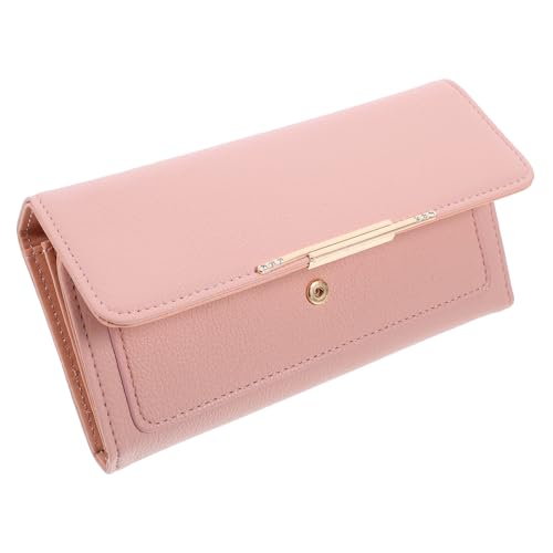 TOPPERFUN Damen Geldbörse PU Dreifach Faltbare Clutch mit Kartenfächern und Handyfach Brieftasche für Vielseitige Nutzung von TOPPERFUN
