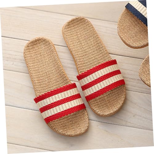 TOPPERFUN Damen Hausschuhe Offen EVA Leicht Atmungsaktiv Sommer Slippers für Indoor Alltag Rutschfest Komfortable Hauspantoffeln in Rot TOPPERFUN Damen Hausschuhe Offen EVA Leicht Atmungsaktiv Sommer Slippers für Indoor Alltag Rutschfest Komfortable Hauspantoffeln in Rot von TOPPERFUN