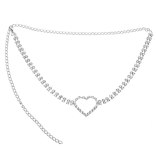 TOPPERFUN Beinkette Damen Oberschenkelkette Legierung Körperkette Schmuck Für Tanz Strand Party von TOPPERFUN
