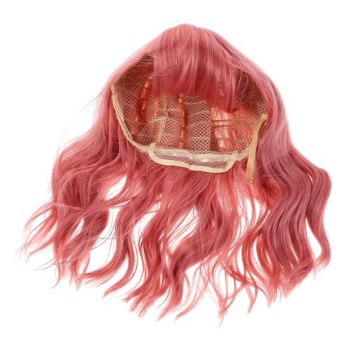 TOPPERFUN Damen Kurz Lockige Bob Perücke mit Natürliche Synthetik Wasserwellen Stil für Alltag Party Halloween Cosplay von TOPPERFUN