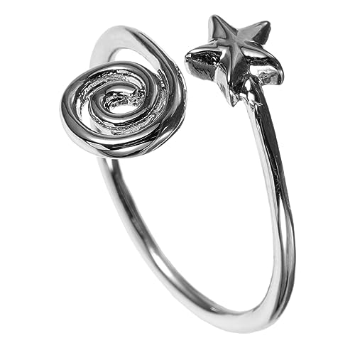 TOPPERFUN Dekorativer Zehenring für Damen Verstellbar mit Stern Design Eleganter Fußschmuck für Sommer und Strand für Mädchen und Freundinnen von TOPPERFUN