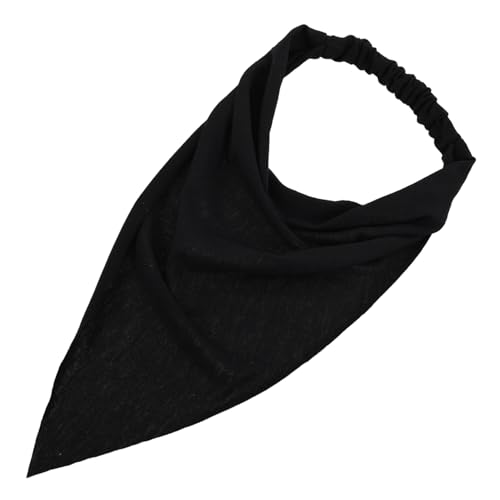 TOPPERFUN Dreieckiges Damen Kopftuch Rutschfeste Haar Taschentuch für Täglichen Gebrauch Elastische Kopfbedeckung Einfarbigem Design Vielseitiges Haar Accessoire für Junge Frauen von TOPPERFUN