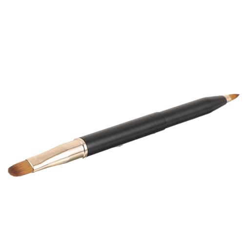 TOPPERFUN Duale Lippenpinsel Klein Tragbar Lippenstift Lipgloss applikator mit Langlebigem Griff für Präzises Auftragen von Concealer und Lidschatten für Unterwegs und Professionelles von TOPPERFUN
