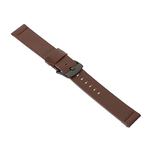 TOPPERFUN Uhrenarmband Echtem Rindsleder 18/20/22Mm für Männer und Frauen Verstellbar und Langlebig Ersatz für Uhren Zubehör für Uhrenarmbänder von TOPPERFUN