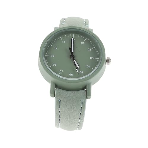 TOPPERFUN Mädchen Armbanduhr Damen Verstellbare Freizeit Uhr PU Armband Casual Uhr für Damen Damenarmbanduhr von TOPPERFUN