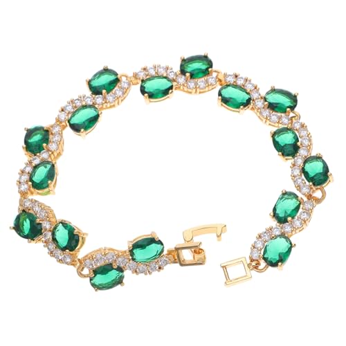 TOPPERFUN Schmuck Armbandarmreif Für Damen Elegantes Armreif-design Mit Edelsteinelementen Hypoallergen Langlebig Für Besondere Anlässe von TOPPERFUN