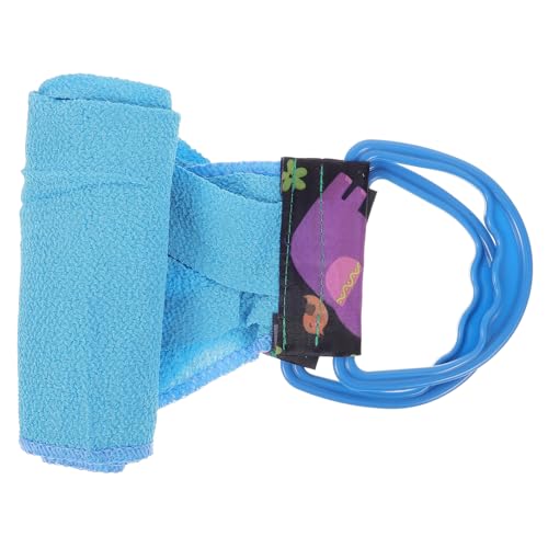 TOPPERFUN Exfoliierendes Rückenscrubber Handtuch Leichtes Peeling-handtuch Mit Zwei Griffen Für Dusche Zur Sanften Reinigung Und Entfernung Abgestorbener Haut von TOPPERFUN
