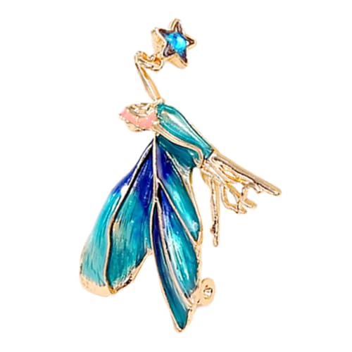 TOPPERFUN Fairy Brosche Damen Anstecknadel für Kleidung Schal Mantel Lapel Pin Modische Schmuck Dekoration Festlich Alltag Zubehör von TOPPERFUN