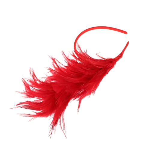 TOPPERFUN Feder Stirnband Für Damen Mit Feder-kopfschmuck Geeignet Für Hochzeiten Teepartys Und Formelle Anlässe Haar-fascinator Aus Materialien Für Vielseitige Verwendung von TOPPERFUN
