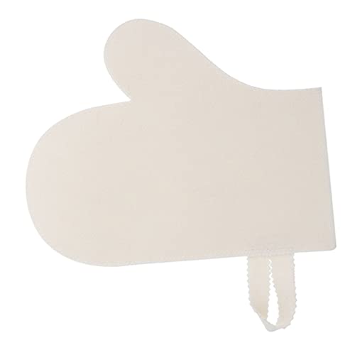 TOPPERFUN Felt Sauna Handschuh Wärmeschutz Mitt für Sauna und Dampfbad Komfortables Saugfähiges Material für Männer und Design mit Aufhängering Weiß TOPPERFUN Felt Sauna Handschuh Wärmeschutz Mitt für Sauna und Dampfbad Komfortables Saugfähiges Material für Männer und Design mit Aufhängering Weiß von TOPPERFUN