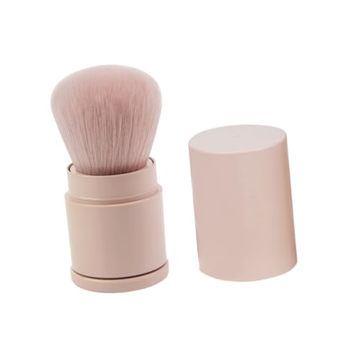 TOPPERFUN Fluffy Loose Powder Brush mit Weichen Borsten Vielseitiger Puderpinsel für Frauen und Mädchen Kompakt und Reisefreundlich für Cremige Flüssige und Pudrige Kosmetikprodukte von TOPPERFUN