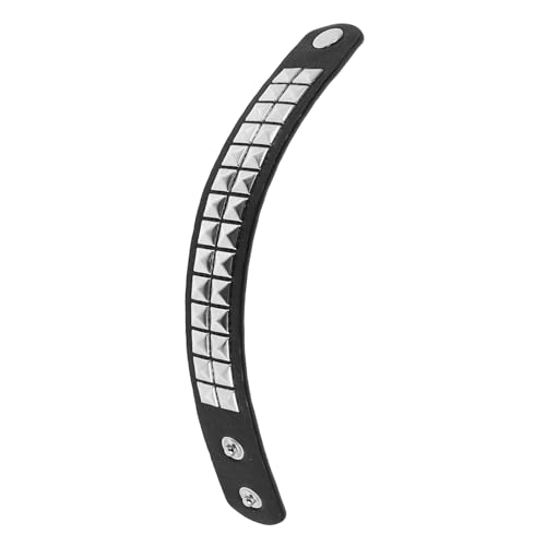 TOPPERFUN Punk Spike Armband Aus Pu Material Für Männer Und Frauen Gothic Nietenarmband Unisex Halloween Party Schmuck 80 Stück Jahre Retro Stil von TOPPERFUN