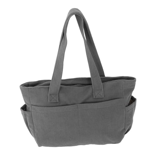 TOPPERFUN Große Canvas Tote Bag mit Extra Viel Stauraum Vielseitige Umhänge Handtasche Japanisch Inspiriertes Design Robuste Graue Leinwand für Alltag Arbeit und Uni TOPPERFUN Große Canvas Tote Bag mit Extra Viel Stauraum Vielseitige Umhänge Handtasche Japanisch Inspiriertes Design Robuste Graue Leinwand für Alltag Arbeit und Uni von TOPPERFUN