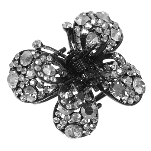 TOPPERFUN Schmetterling Haarspange Strass Haarklammer Für Frauen Vintage Design Mittelgroß Für Haartypen Für Hochzeiten Und Partys von TOPPERFUN
