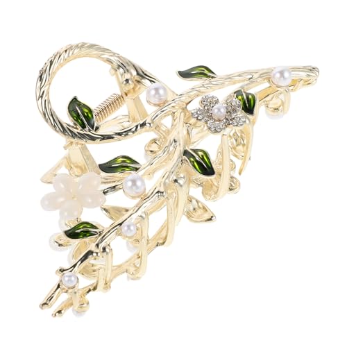 TOPPERFUN Haarspange Mit Katzenaugen Blume Haarspangen Mit Blumenmuster Für Damen Haarklammern Für Damen Haarklammern Aus Metall Blumen von TOPPERFUN