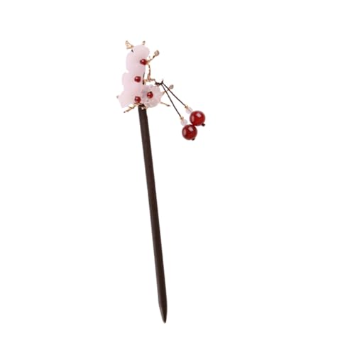 TOPPERFUN Chinesischer Haarschmuck Mit Blumenmotiv Elegante Haarnadel Traditionelle Haarspange Für Hochzeiten Alltag Und Partys Retro Haarschmuck Aus Hochwertigem Material Für Damen von TOPPERFUN
