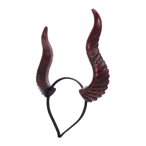 TOPPERFUN Halloween Teufelshorn Haarreif aus Strapazierfähigem Resin Abnehmbar und Passend Leichtes Cosplay Haaraccessoire für Party Masquerade und Festival Dekorationen TOPPERFUN Halloween Teufelshorn Haarreif aus Strapazierfähigem Resin Abnehmbar und Passend Leichtes Cosplay Haaraccessoire für Party Masquerade und Festival Dekorationen von TOPPERFUN