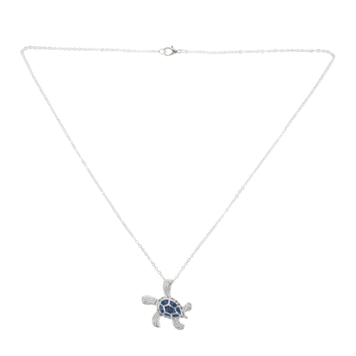 TOPPERFUN Halskette mit Schildkröten Charm Metall Leichte Dekorative Anhänger Halskette für Damen Vielseitiger Minimalistischer Schmuck von TOPPERFUN