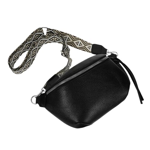 TOPPERFUN Herren Brusttasche Pu Crossbody Sling Bag Mit Verstellbarem Gurt Multifunktionale Lässige Und Diebstahlsichere Bauchtasche Für Sport Reisen Und Alltag von TOPPERFUN