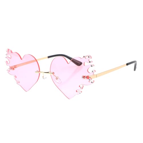 TOPPERFUN Herz Sonnenbrille für Damen Leichte und Bequeme Sonnenbrille für Partys Foto Requisiten und Outdoor Aktivitäten für Stylische Looks und Unvergessliche TOPPERFUN Herz Sonnenbrille für Damen Leichte und Bequeme Sonnenbrille für Partys Foto Requisiten und Outdoor Aktivitäten für Stylische Looks und Unvergessliche von TOPPERFUN