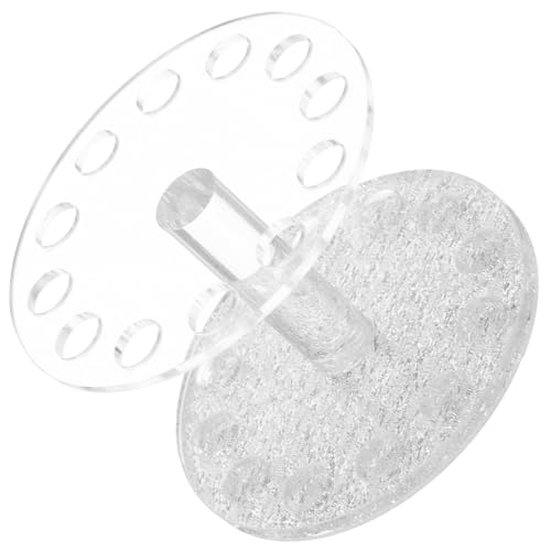 TOPPERFUN Herzförmiger Nagelkunst Stifthalter Silber Tragbarer Nagelbürsten Werkzeughalter Uv Gel Pinselpolitur Ständer Für Nageldesign Für Nageltechniker Praktischer Organizer Für von TOPPERFUN