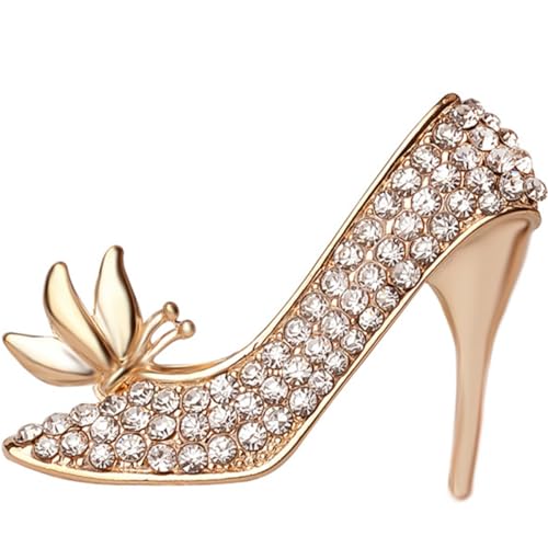 TOPPERFUN Hochzeitsbrosche High Heel Brosche für Damen Personalisierte Anstecknadel Elegantes Modeschmuck Accessoire für Partys und Besondere Anlässe TOPPERFUN Hochzeitsbrosche High Heel Brosche für Damen Personalisierte Anstecknadel Elegantes Modeschmuck Accessoire für Partys und Besondere Anlässe von TOPPERFUN
