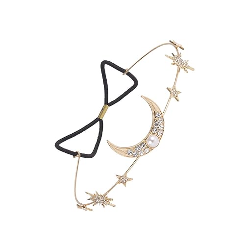 TOPPERFUN Hochzeit Tiara Krone Damen Haarreif mit Sternen und Mond Strass Braut Haaraccessoires Funkelnde Bridal Hair Crown für Party und Verlobung TOPPERFUN Hochzeit Tiara Krone Damen Haarreif mit Sternen und Mond Strass Braut Haaraccessoires Funkelnde Bridal Hair Crown für Party und Verlobung von TOPPERFUN