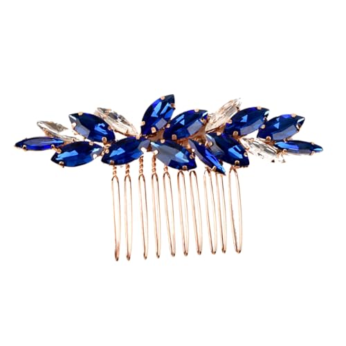 TOPPERFUN Hochzeits Haarkamm Mit Kristall Eleganter Brautschmuck Für Frauen Dekorativer Seitenkamm Für Hochzeiten Strassverziert Perfektes Accessoire Für Besondere Anlässe von TOPPERFUN
